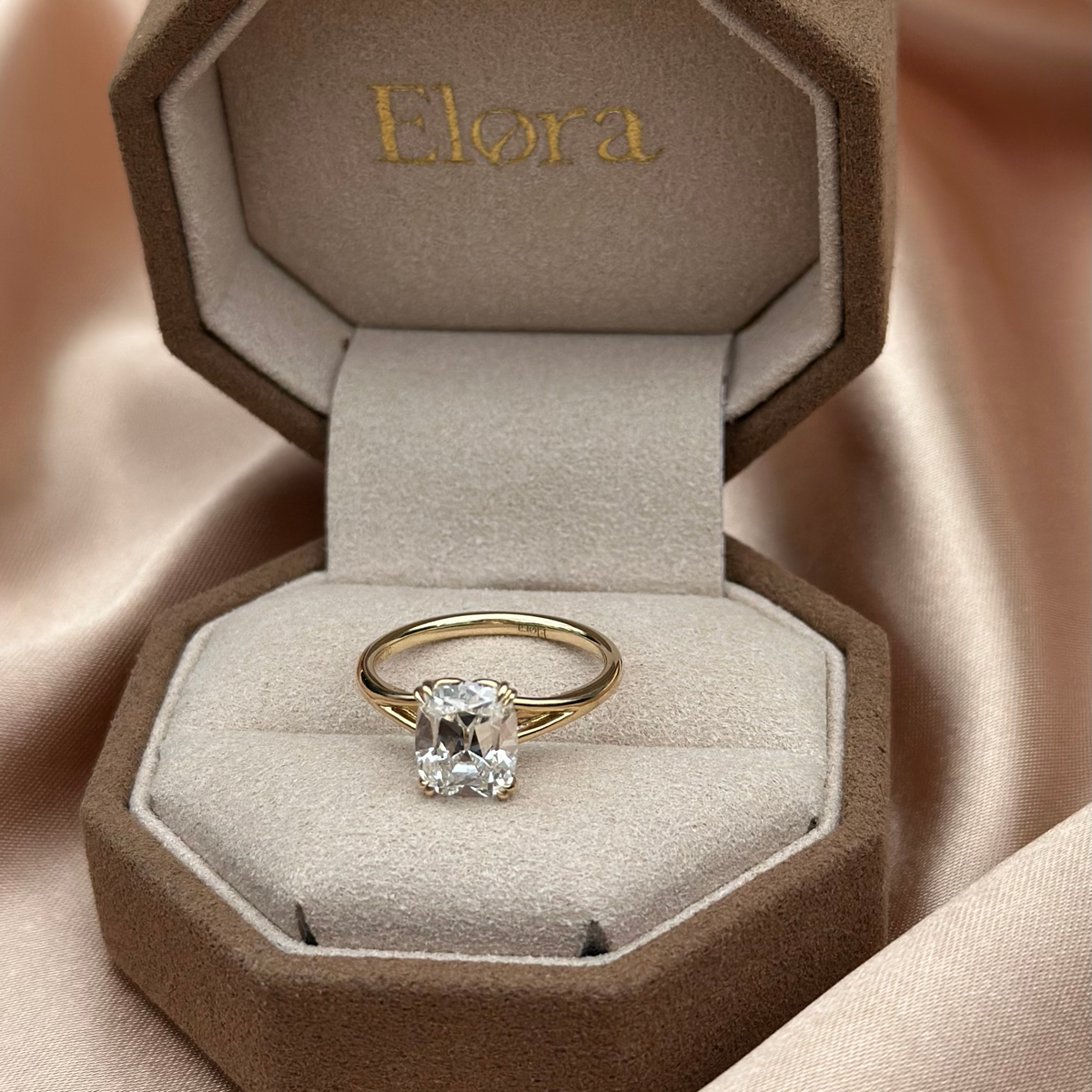 Haven-Old Mine Cut Lab Grown Diamond Engagement Ring
