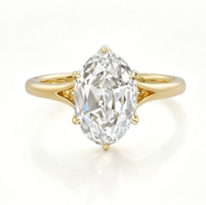 Farro-Oval cut Lab Grown Diamond Ring