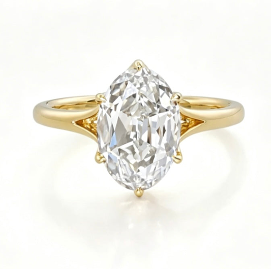 Farro-Oval cut Lab Grown Diamond Ring