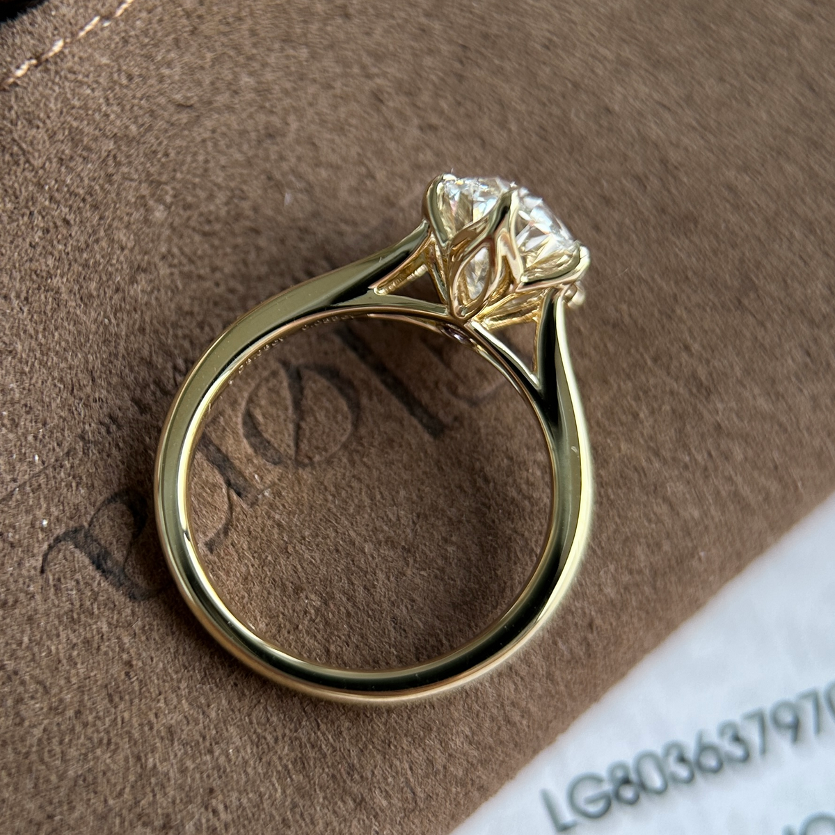Farro-Oval cut Lab Grown Diamond Ring