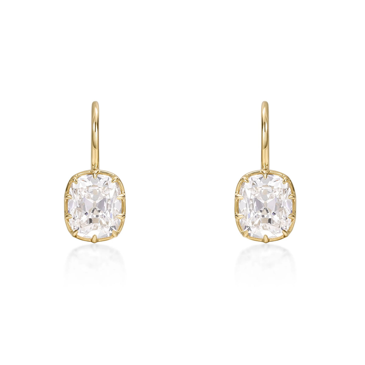 Custom Order Deposit- Cushion Cut Lab Diamond Stud Earrings