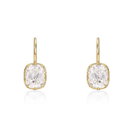 Custom Order Deposit- Cushion Cut Lab Diamond Stud Earrings