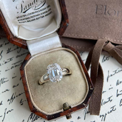 Sintra-Old Mine Cut Lab Grown Diamond Engagement Ring