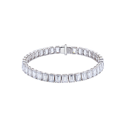 Timeless Elegance Emerald Cut Tennis Bracelet, Bracelets