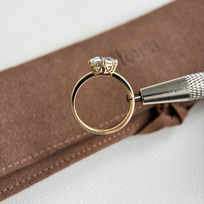 Clarion-2.05ct Old European Cut Lab Grown Diamond Engagement Ring