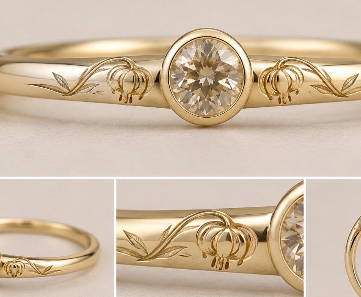 Custom Order Deposit - 4ct Old Mine Oval Lab Diamond Ring