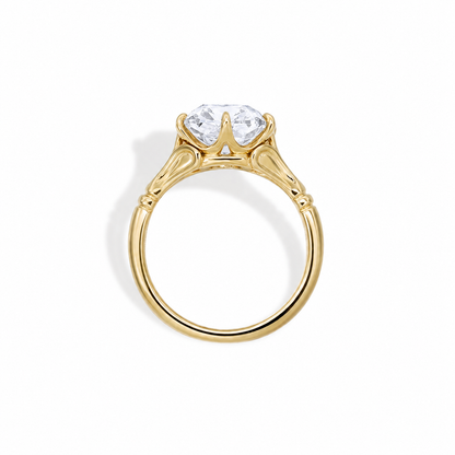Custom Order Deposit - Athena-3ct Old Mine Cushion Cut Lab Grown Diamond Engagement Ring
