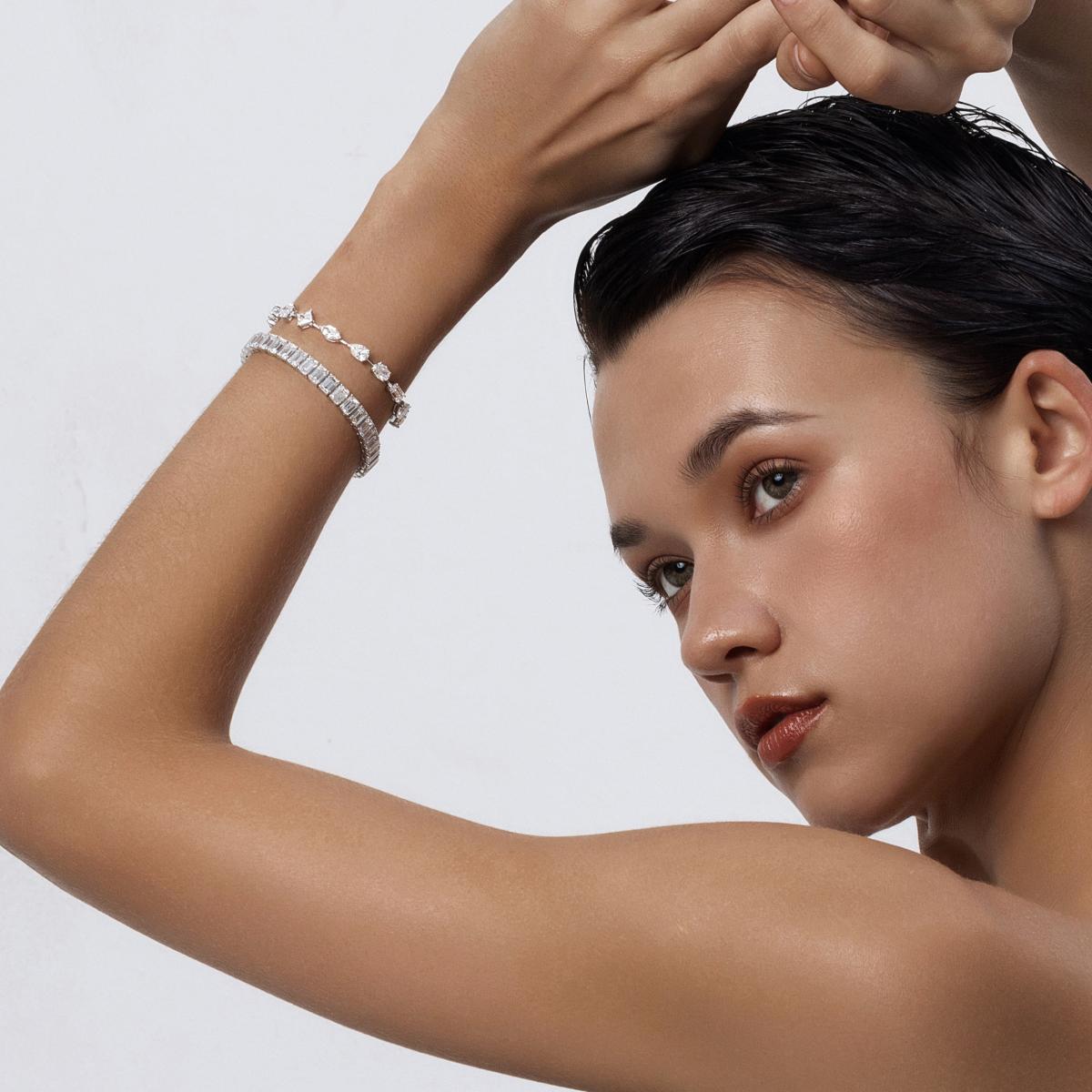 Timeless Elegance Emerald Cut Tennis Bracelet