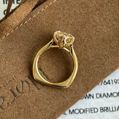 Custom Order Deposit - 3ct oval Cut Lab Diamond Ring