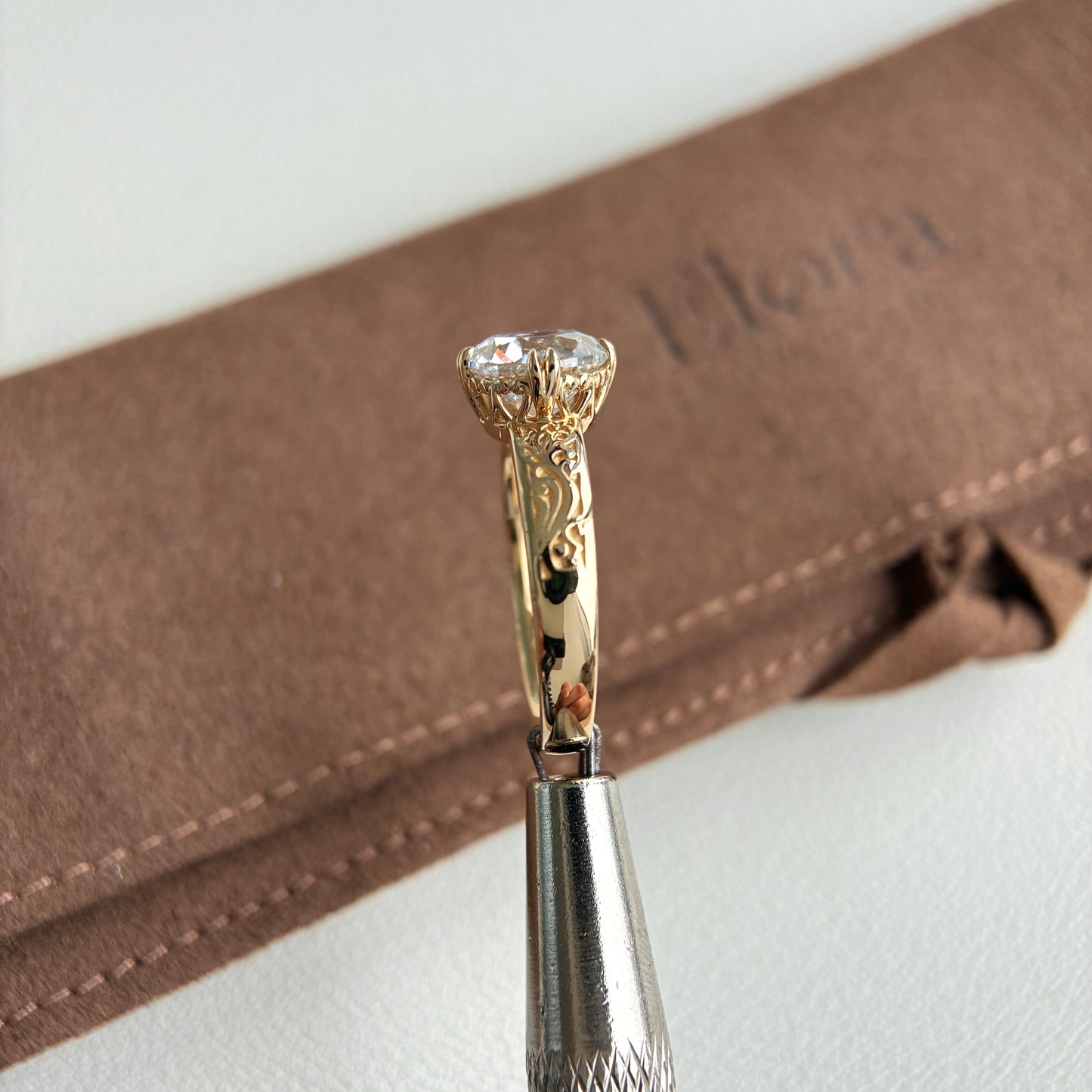 Clarion-2.05ct Old European Cut Lab Grown Diamond Engagement Ring