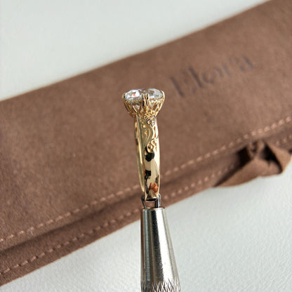 Clarion-2.05ct Old European Cut Lab Grown Diamond Engagement Ring