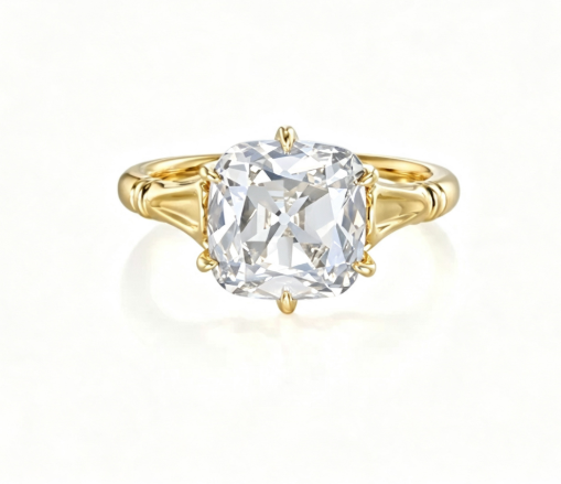 Custom Order Deposit - 3ct Old Mine Cut Cushion Lab Diamond Ring