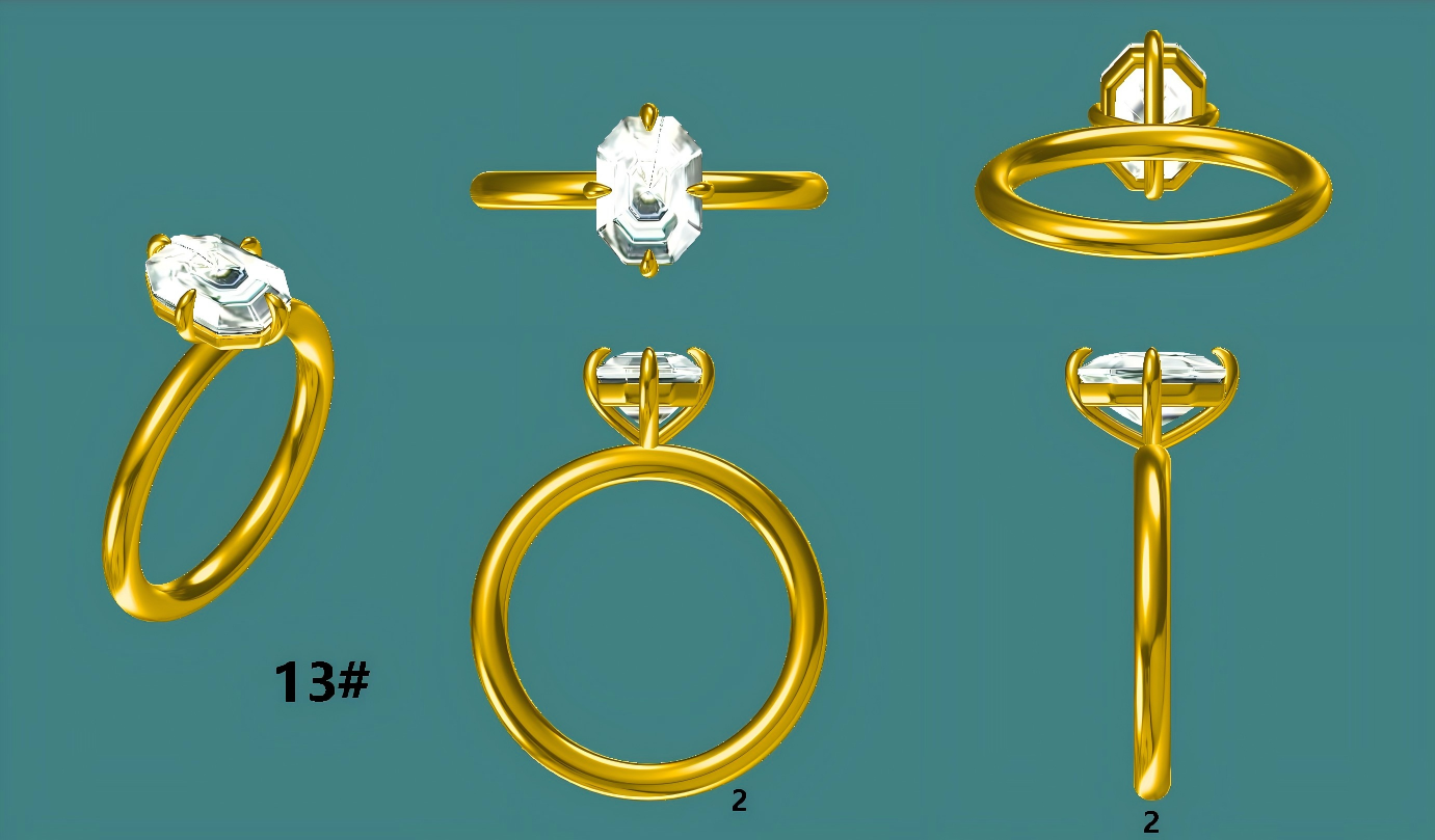 Custom Order for Noah - 2.58ct Radiant Cut Lab Diamond Ring