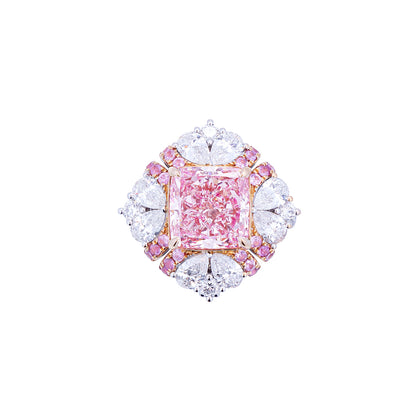 Delilah - Cushion Cut Pink Diamond Ring