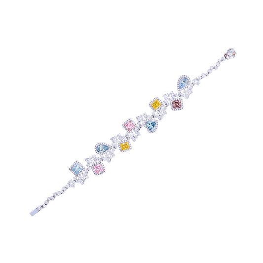 Addison - Multi Colored Diamond Bracelet