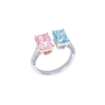 Genesis - Toi et Moi Diamond Ring, Rings