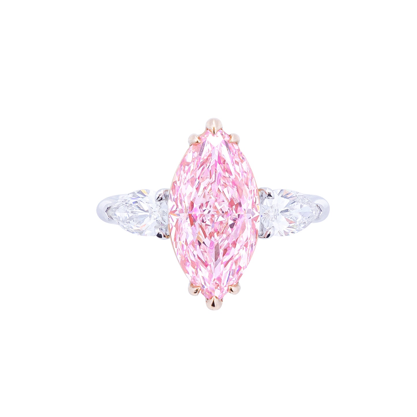 Alaia - Marquise Cut Pink Diamond Ring