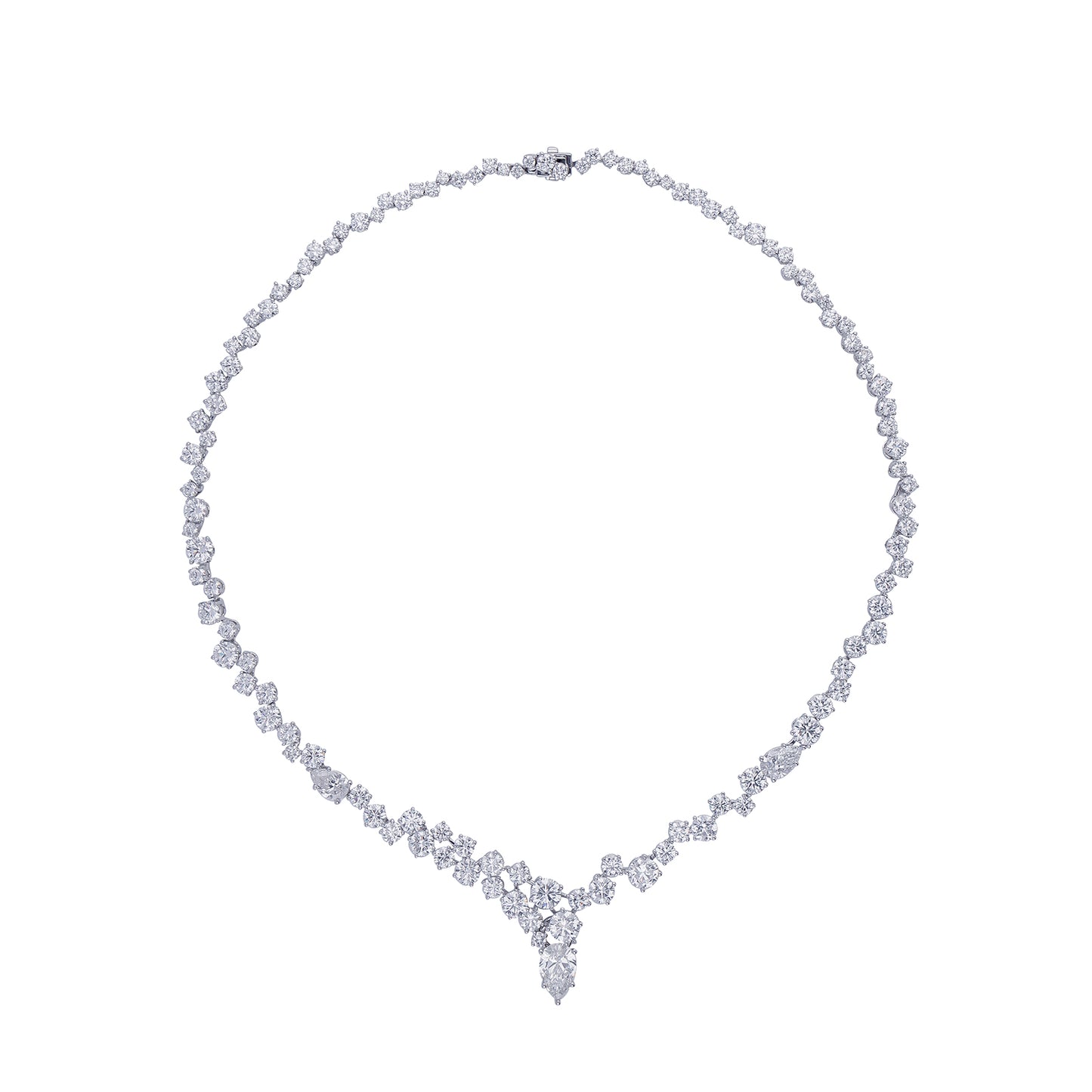 Cascade Elegance Diamond Necklace