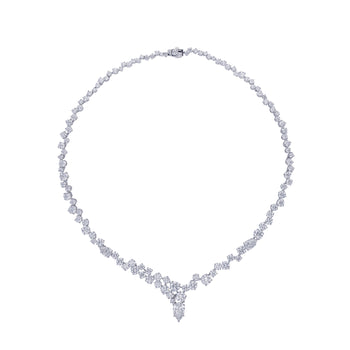 Cascade Elegance Diamond Necklace, Necklaces