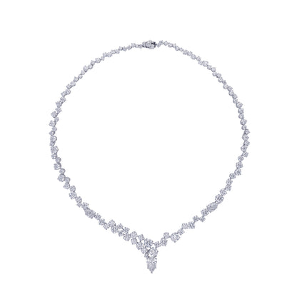 Cascade Elegance Diamond Necklace