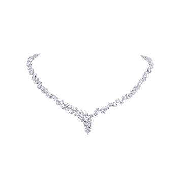Cascade Elegance Diamond Necklace, Necklaces