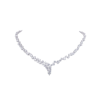 Cascade Elegance Diamond Necklace