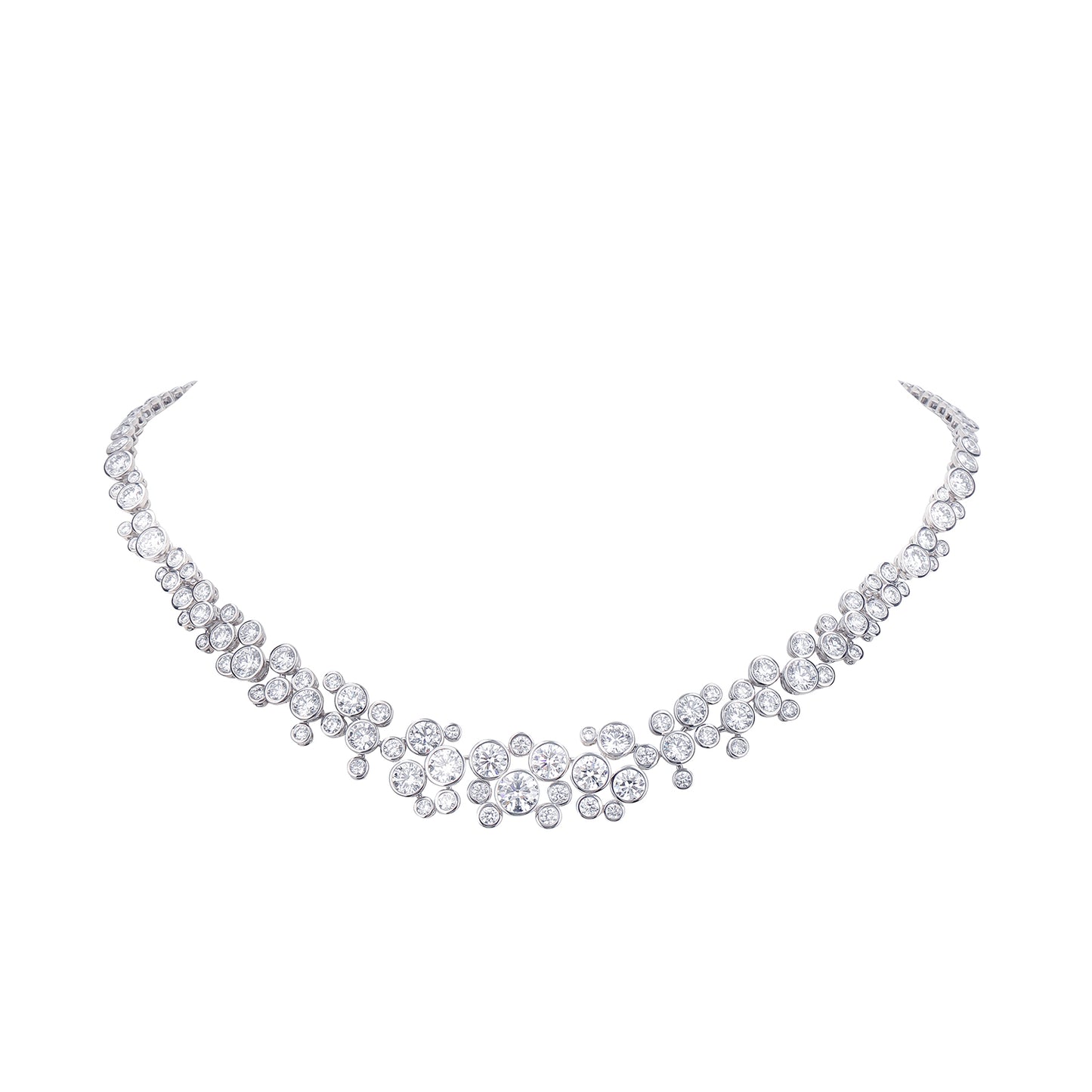 Stardust Cascade Diamond Necklace