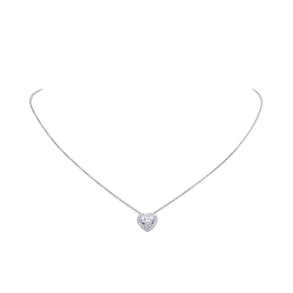 Heart's Embrace Diamond Necklace