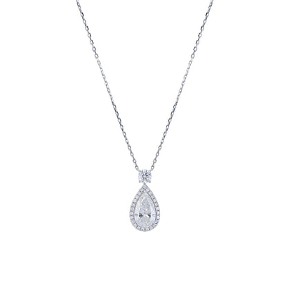 Radiant Pear Drop Necklace