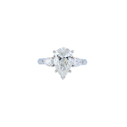 Lily - Pear Cut Diamond Ring