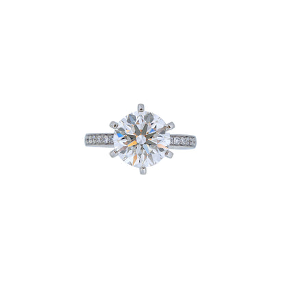 Aria - Round Cut Diamond Ring