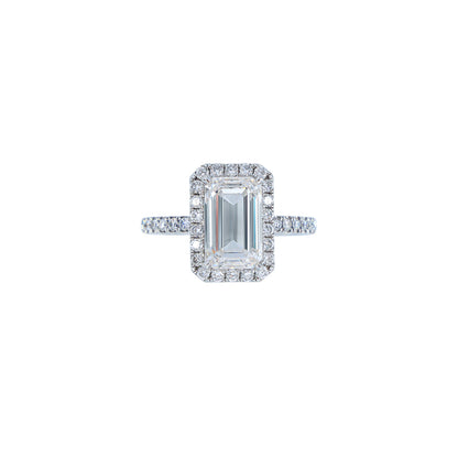 Zoe - Emerald Cut Diamond Ring