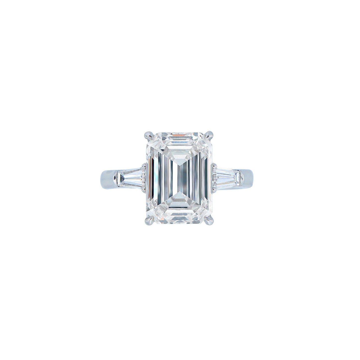 Ivy - Emerald Cut Diamond Ring