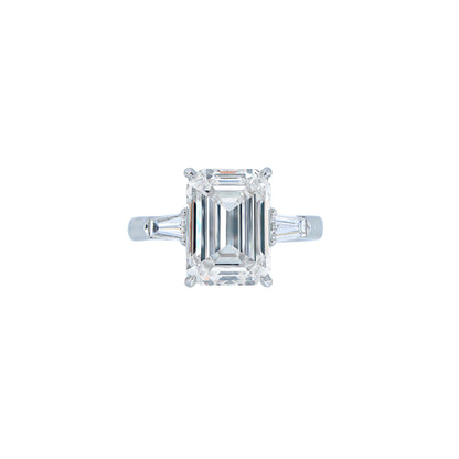 Ivy - Emerald Cut Diamond Ring