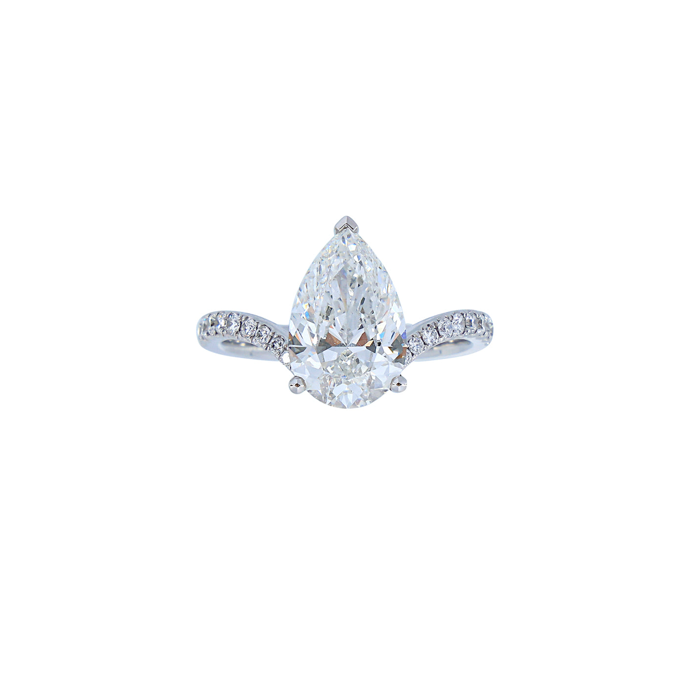 Grace - Pear Cut Diamond Ring