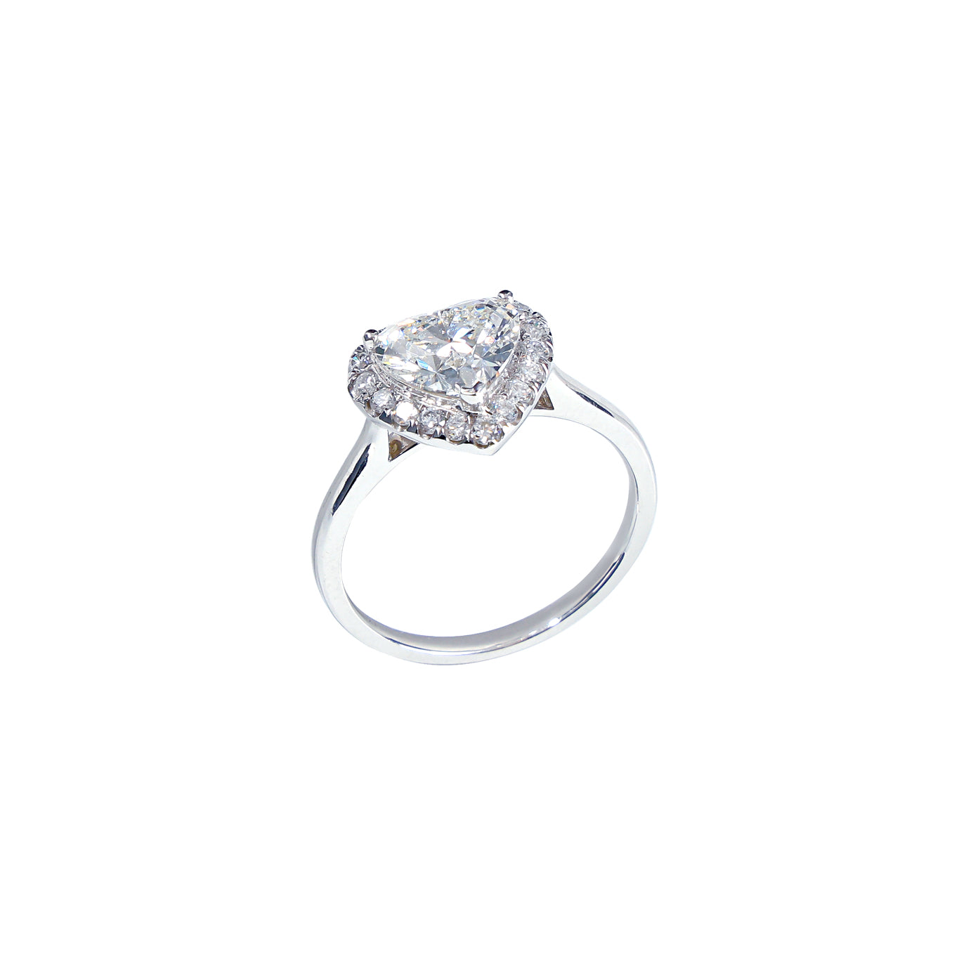 Elena - Heart Cut Diamond Ring