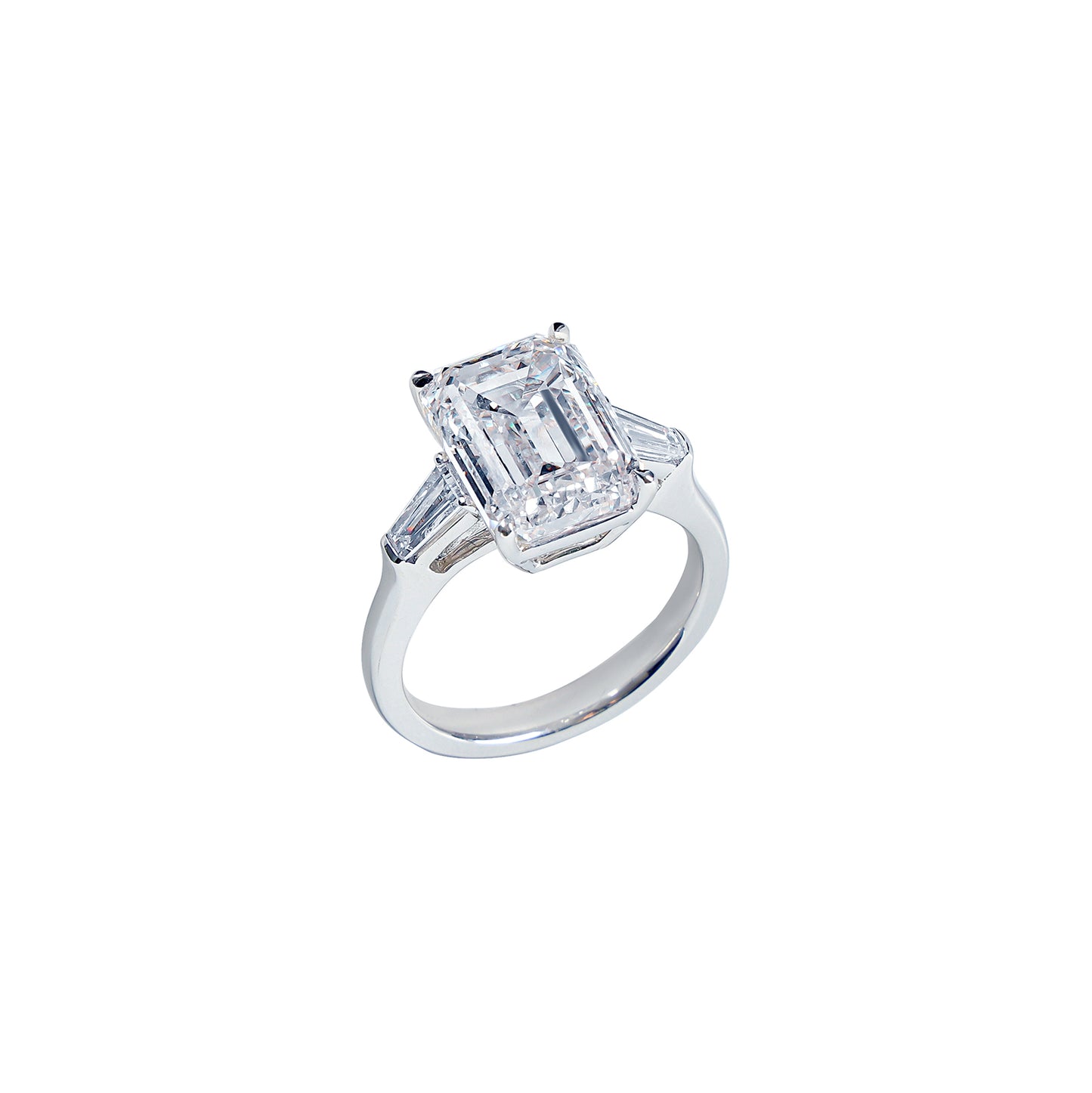 Ivy - Emerald Cut Diamond Ring