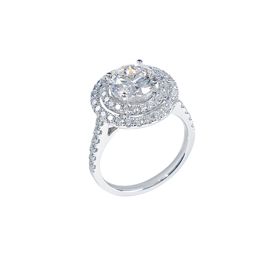 Emily - Round Cut Diamond Ring