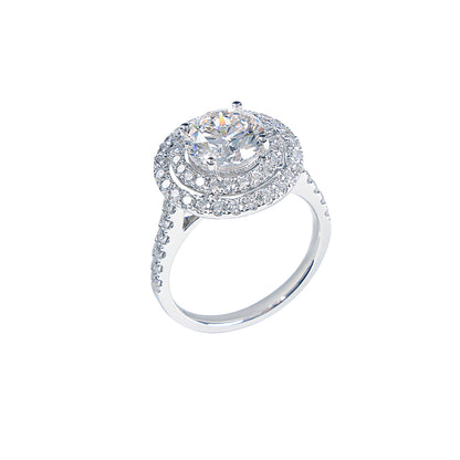 Emily - Round Cut Diamond Ring