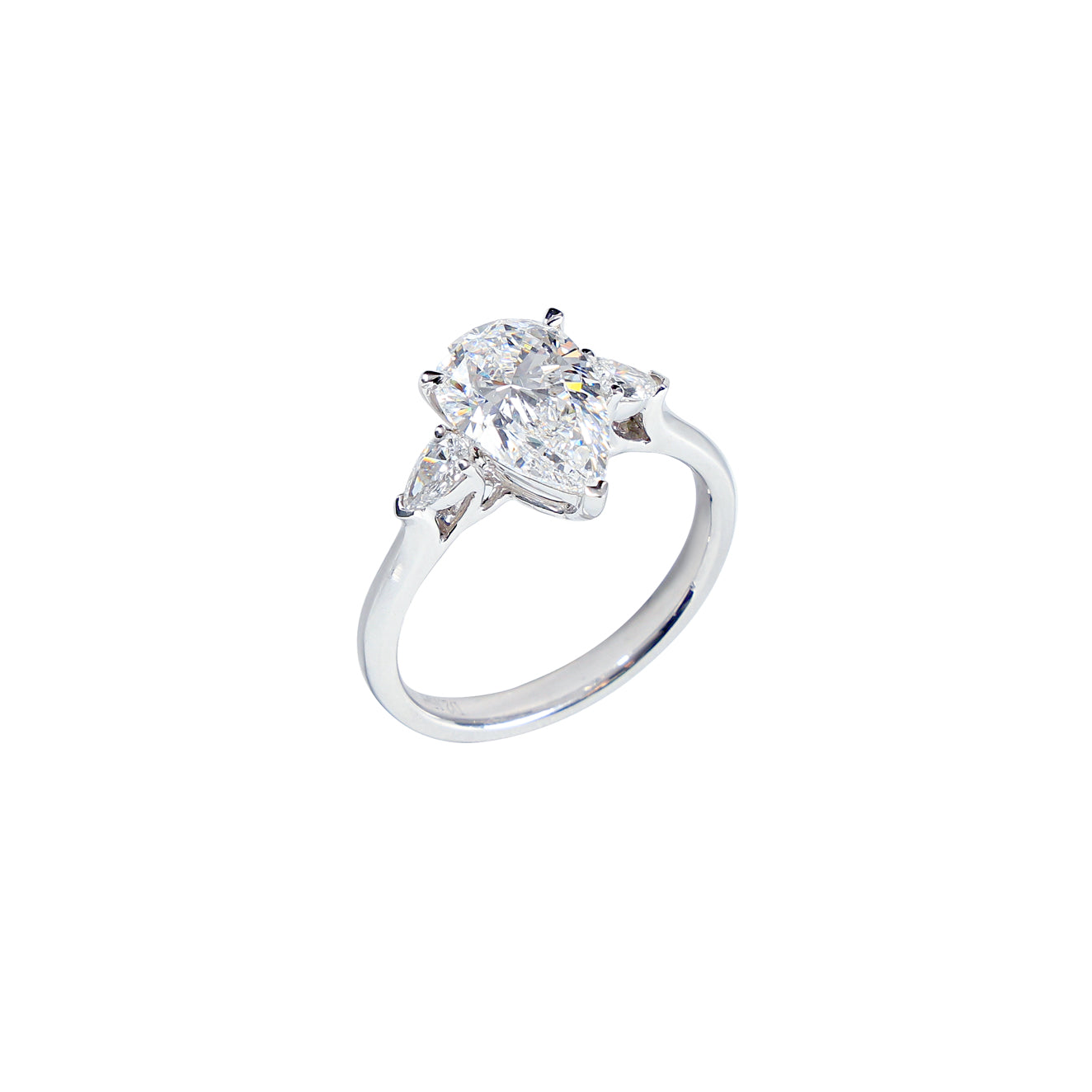 Lily - Pear Cut Diamond Ring