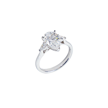 Lily - Pear Cut Diamond Ring