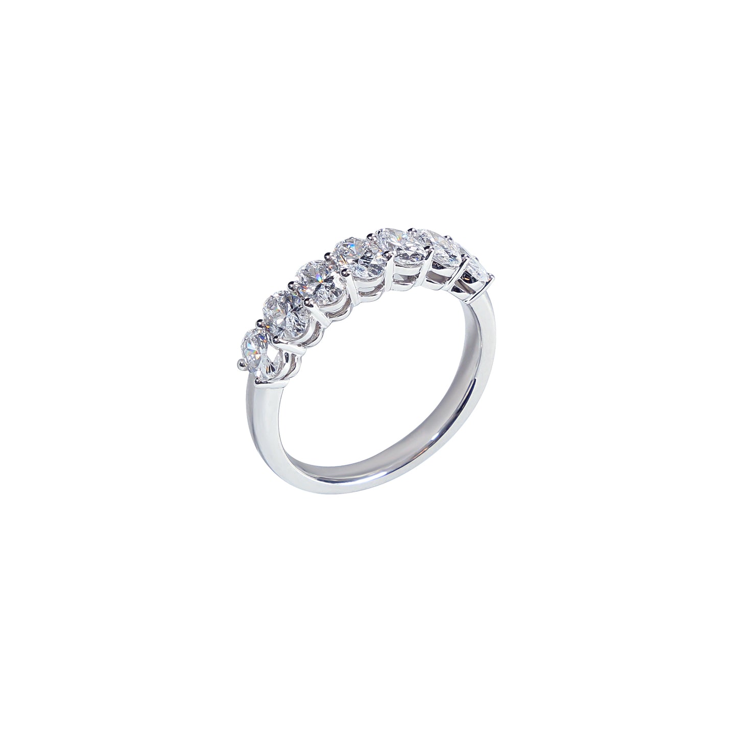 Daisy - Radiant Eternity Oval Band