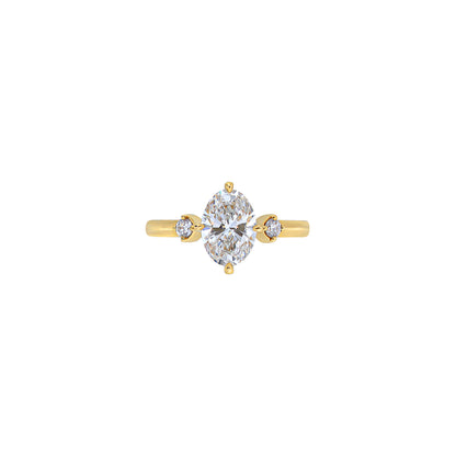 Eliza - Trio Radiance Oval Ring