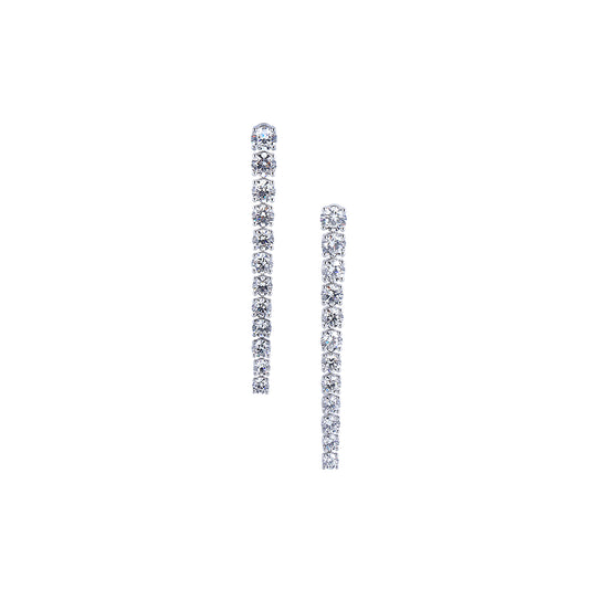 Cascading Elegance Diamond Earrings