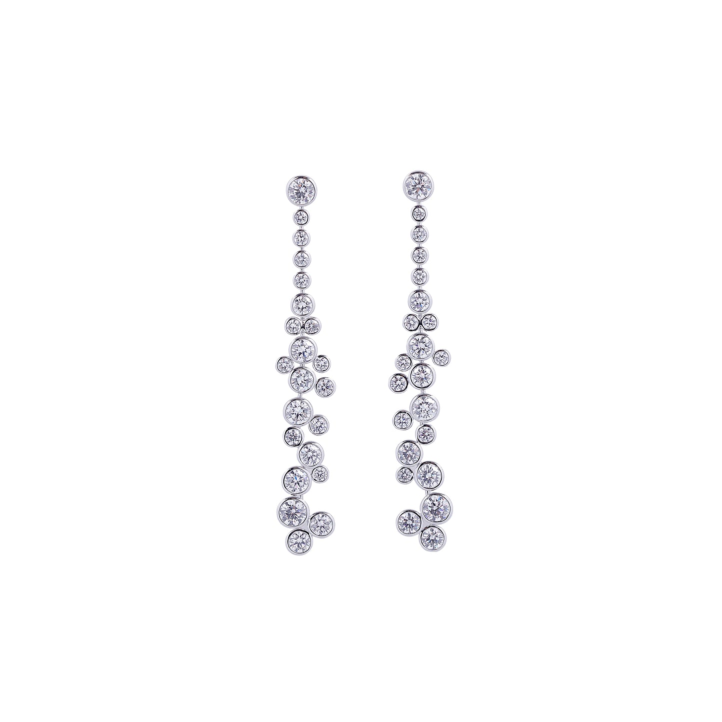 Stardust Cascade Diamond Earrings