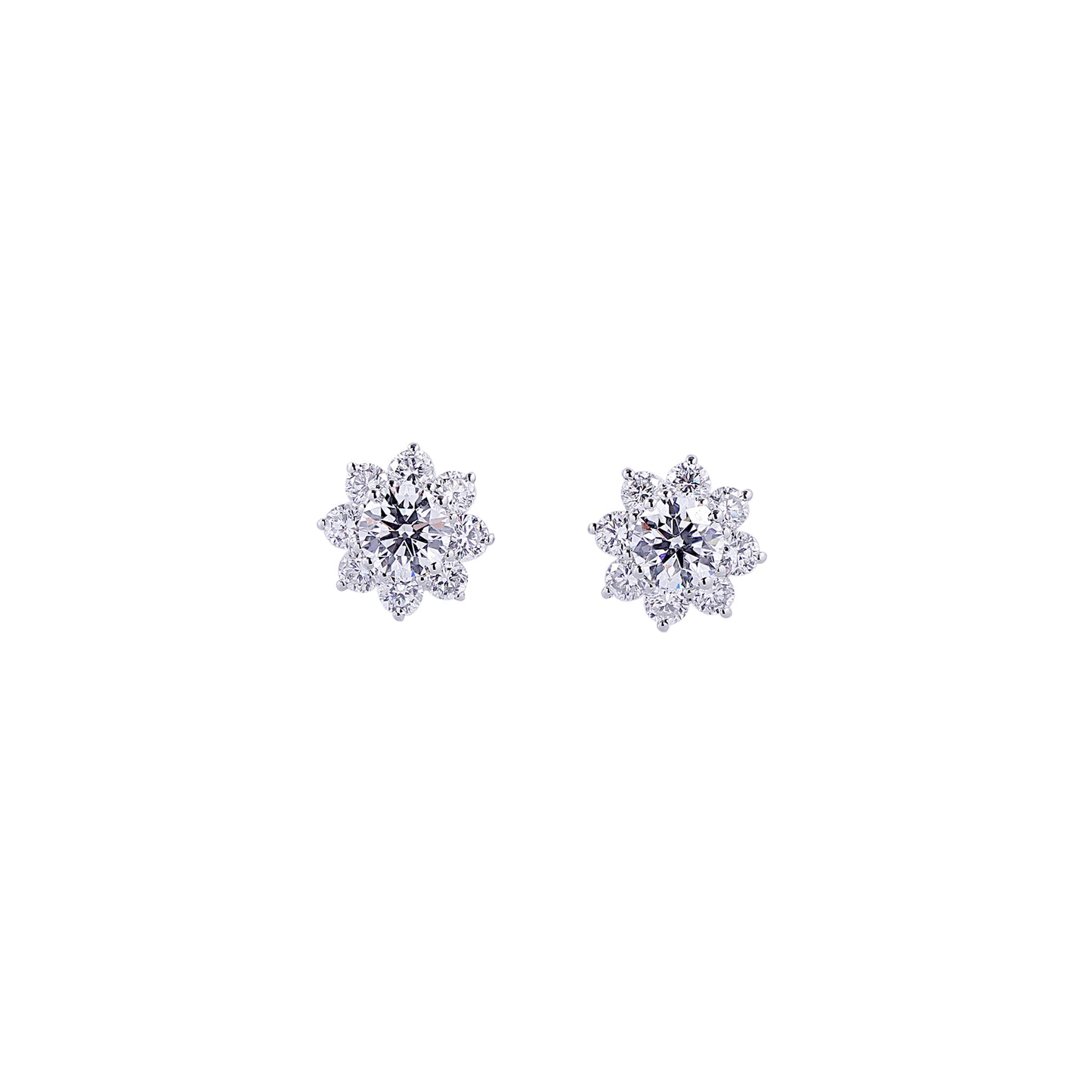 Radiant Snowflake Earrings