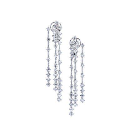 Cascading Radiance Diamond Earrings