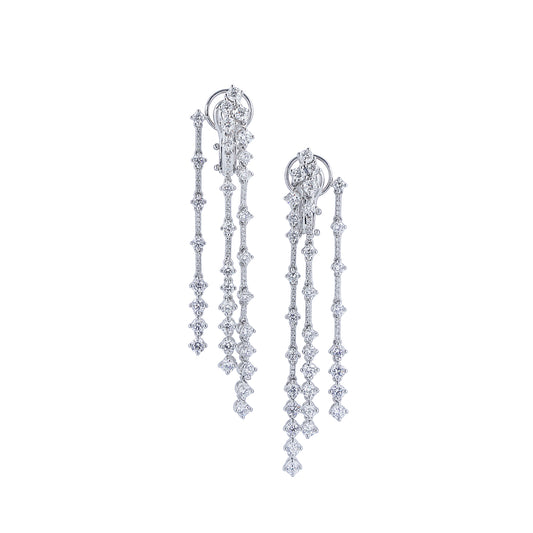 Cascading Radiance Diamond Earrings