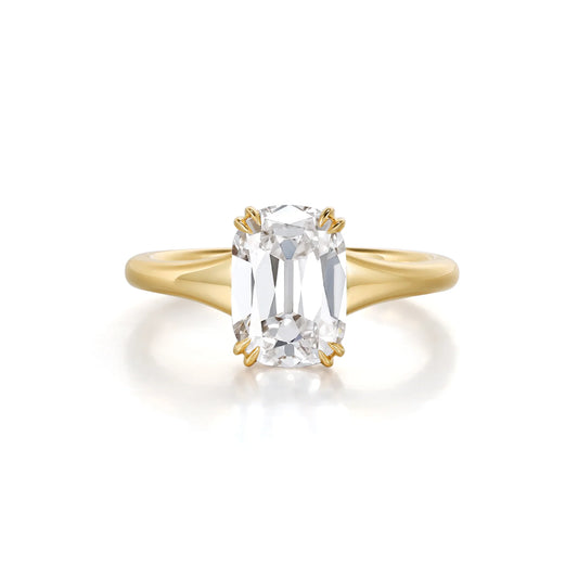 Custom Order Deposit- 4ct Old Mine Cut Lab Diamond Ring