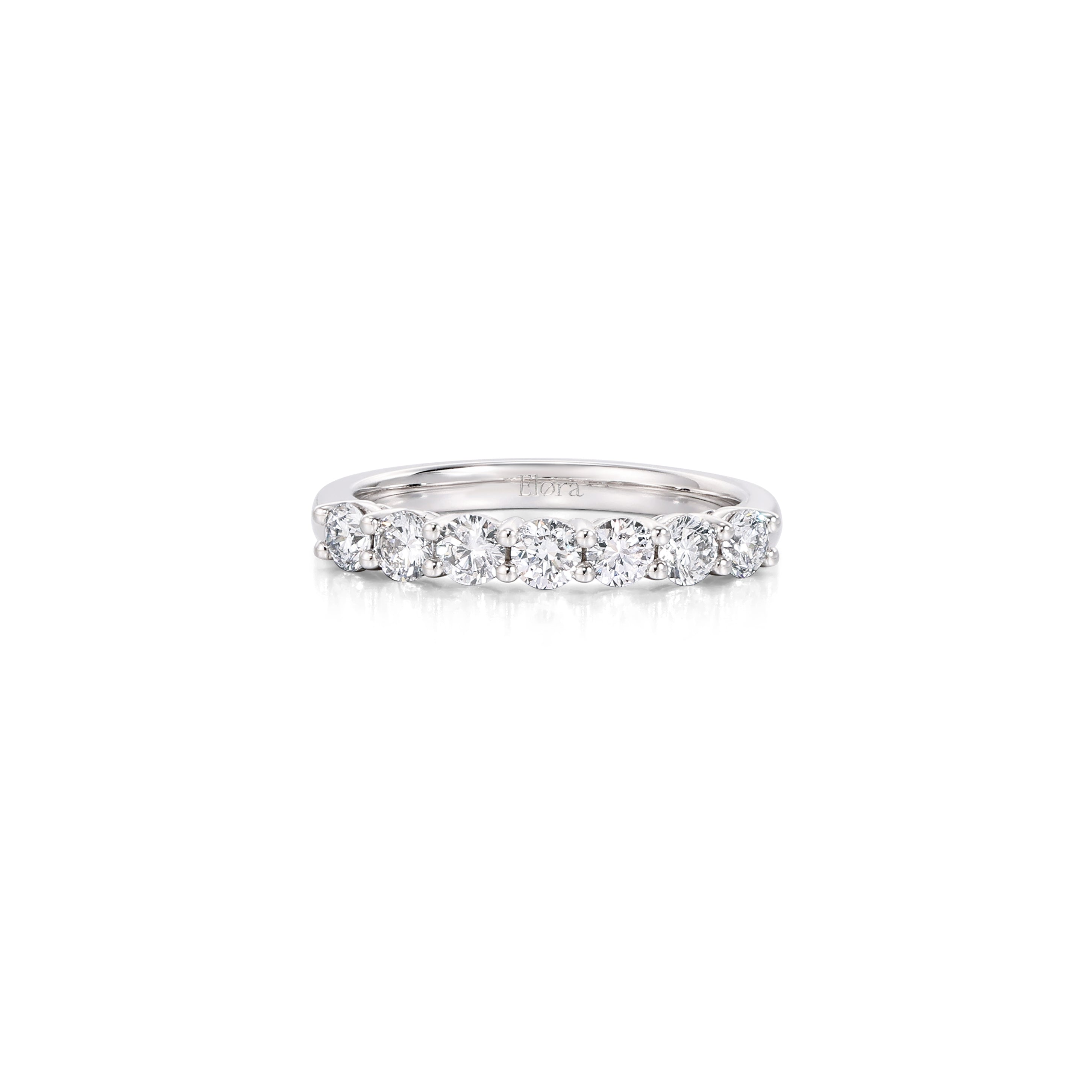 Celeste-Round Cut Diamond Eternity Band